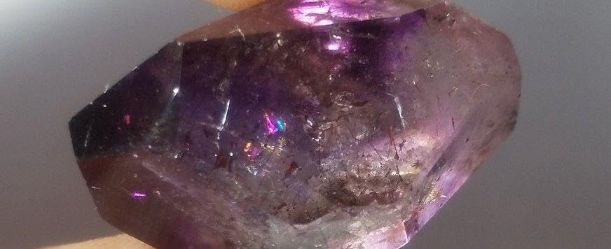 古代の水入り アメジスト 松果体の活性 古代の水入り アメジスト 松果体の活性、身心の癒し A HAAの